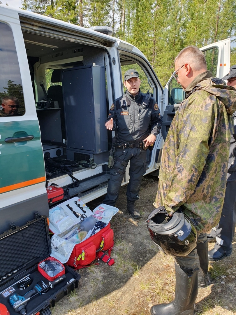Tiekas Latvijas un Somijas robežapsardzības iestāžu vadītāji