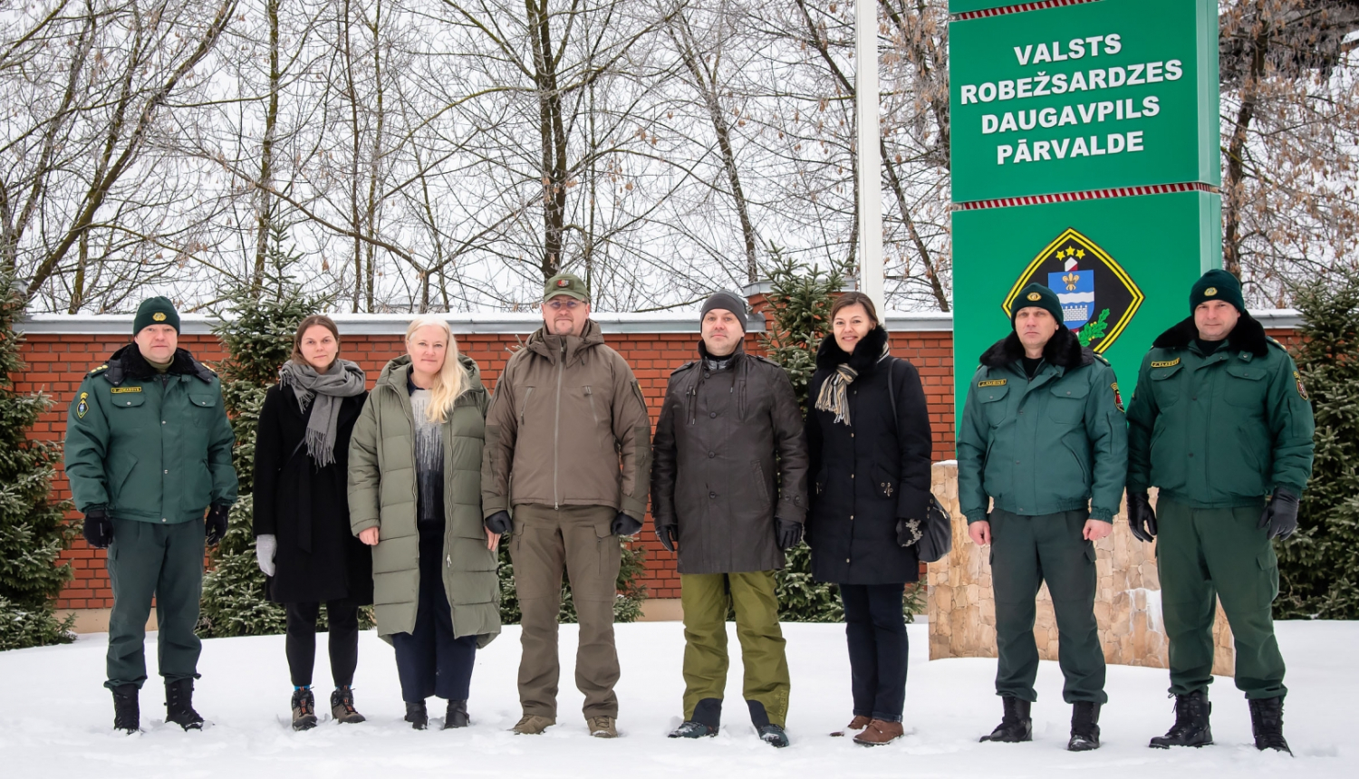 FOTO: Tiesībsarga vizīte uz robežas