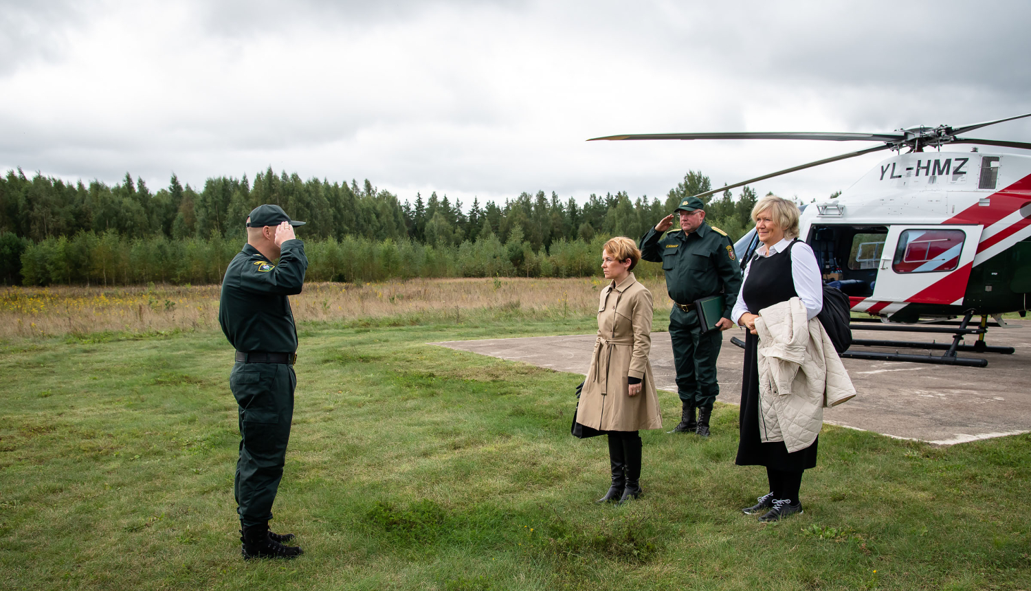 FOTO: Iekšlietu ministres vizīte Daugavpils pārvaldē