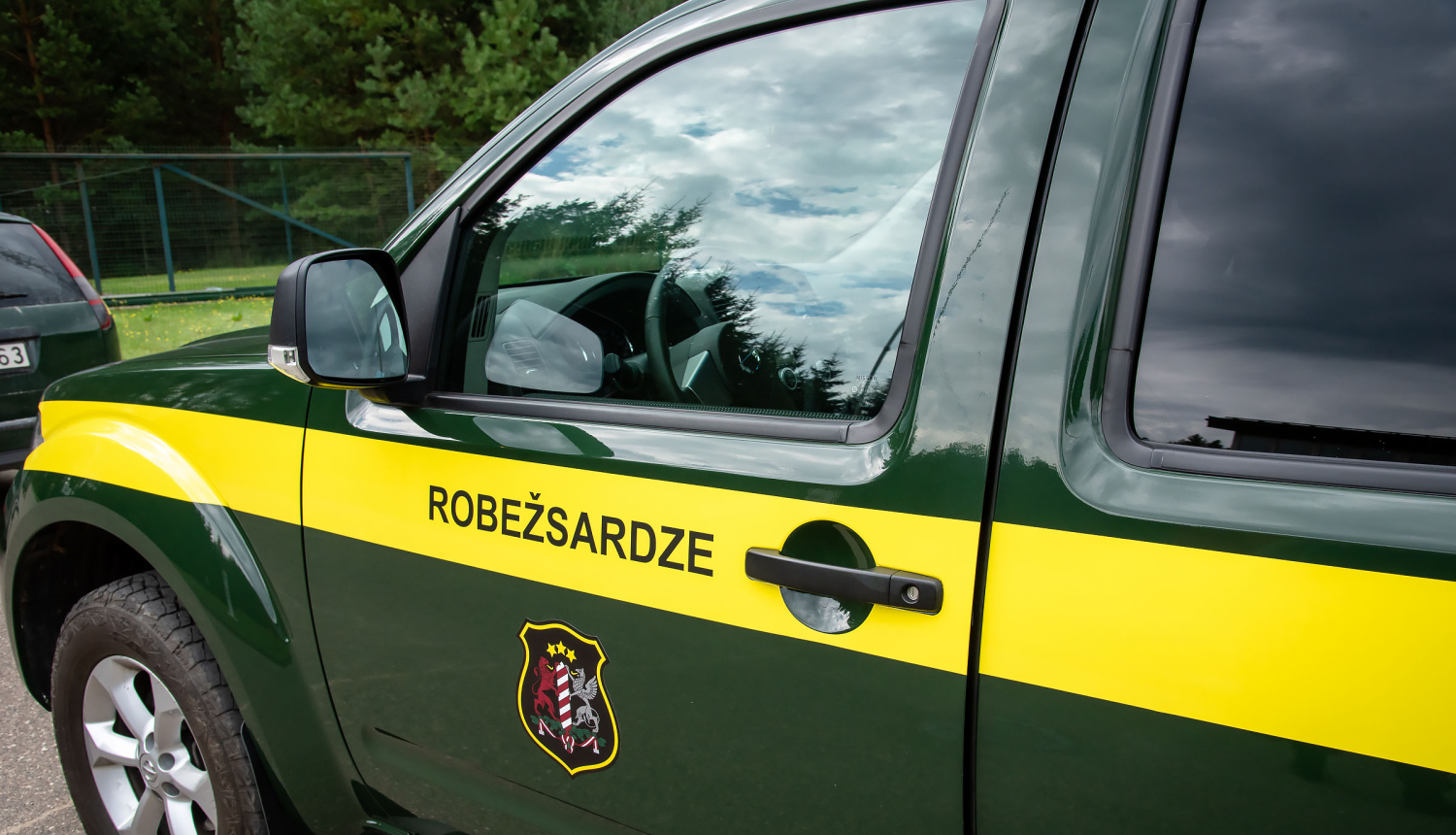 FOTO: Robežsardzes auto