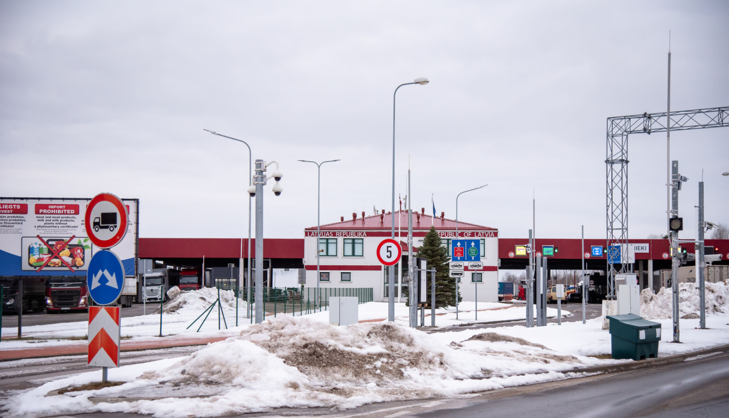 FOTO: Pāternieku robežkontroles punkts