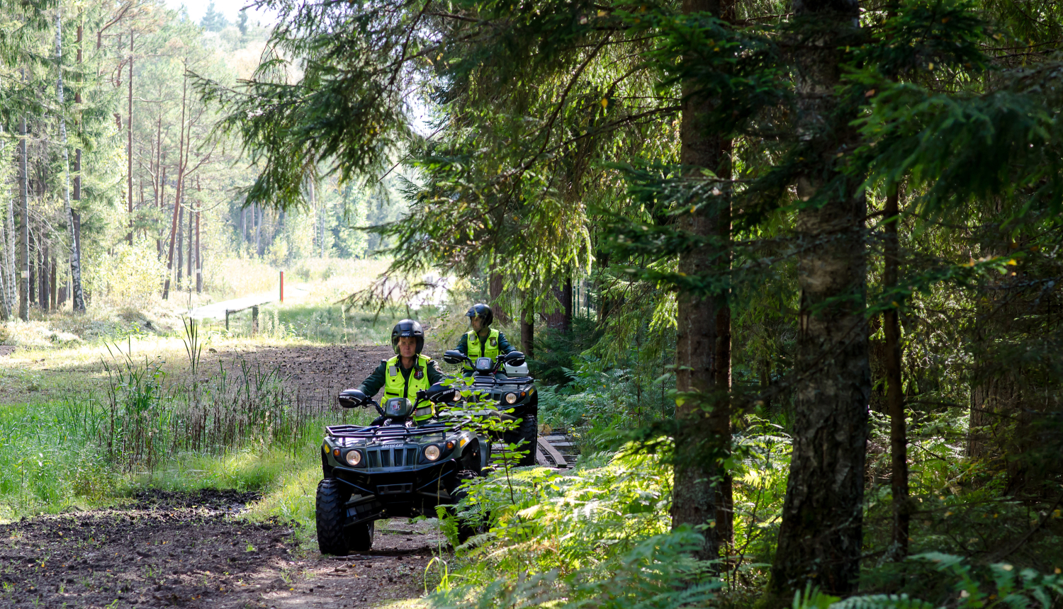 FOTO: Robežsargi darbībā