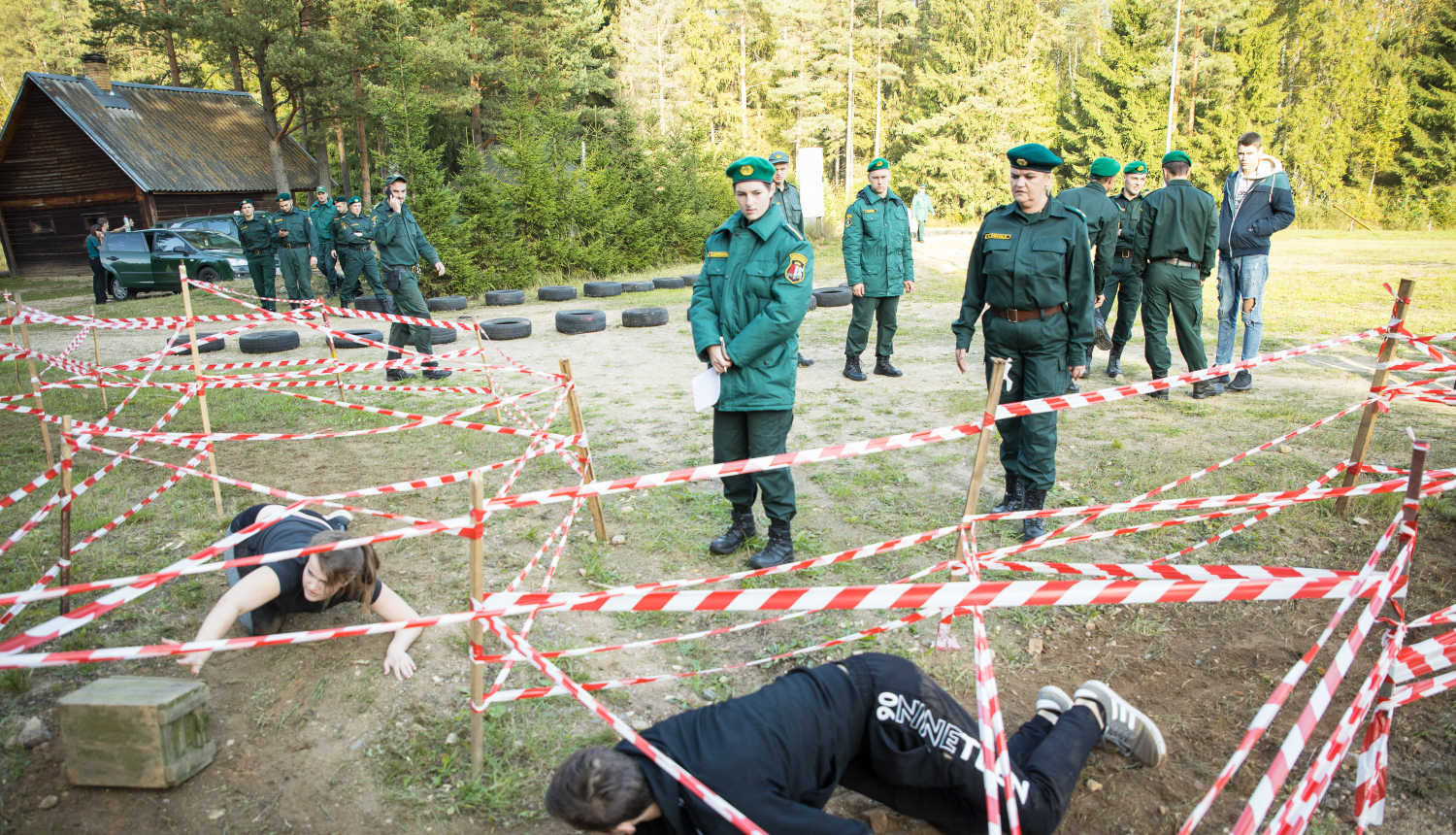 FOTO: Robežsargu norīkojumu sacensības