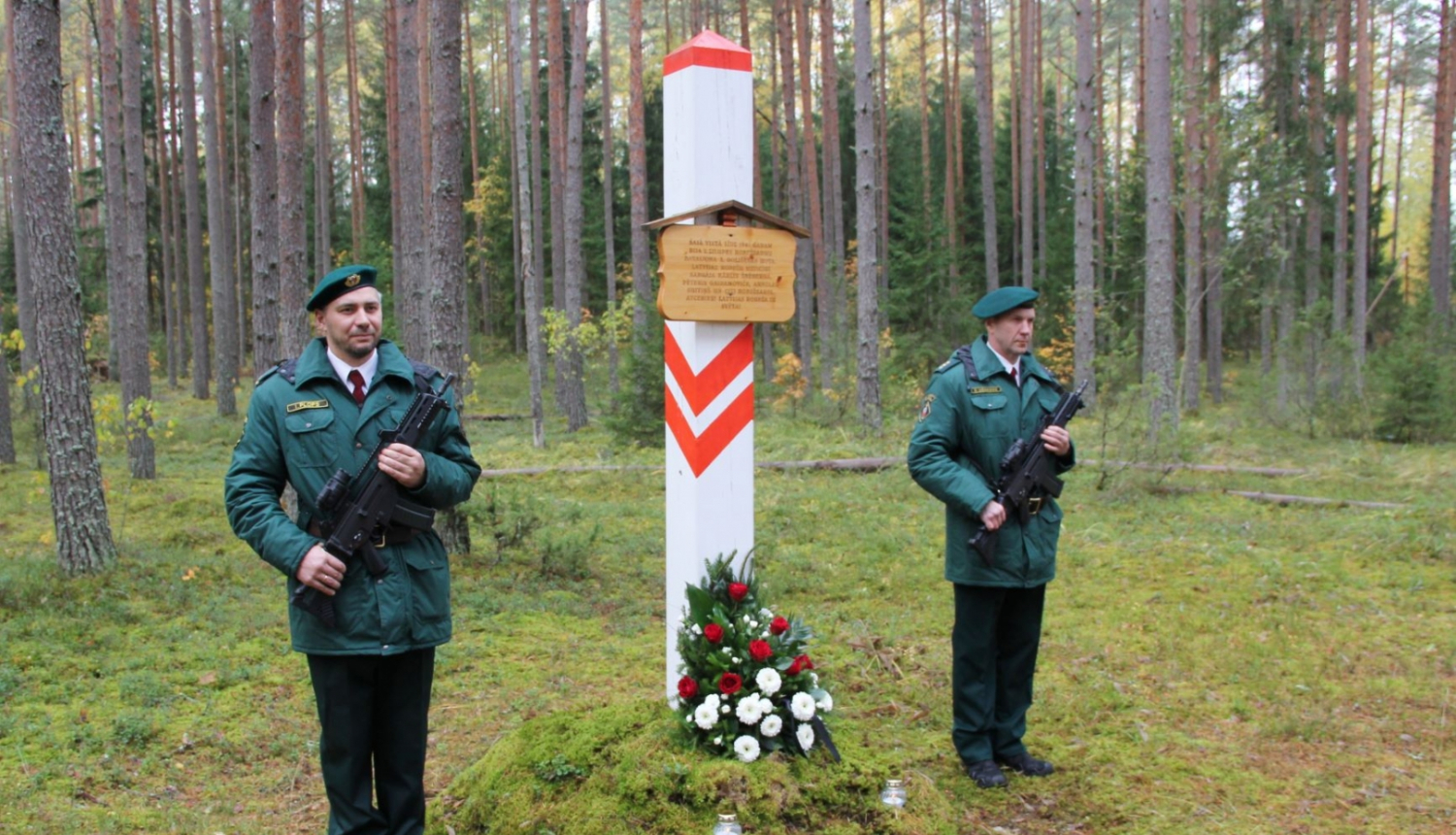 Norisinājās Robežsardzes sagrāves un represēto robežsargu piemiņai veltītie atceres pasākumi