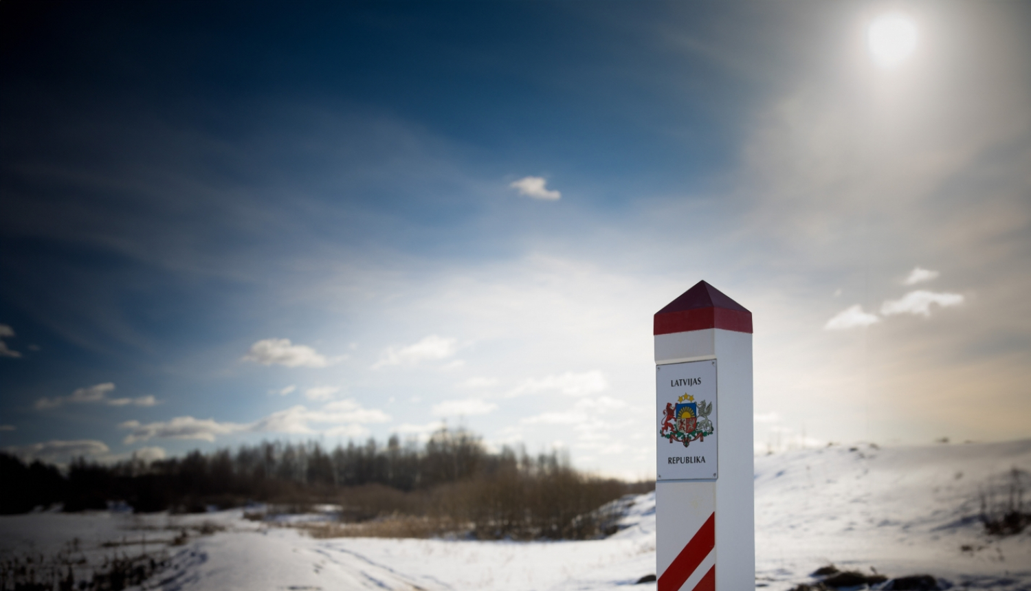 FOTO: Robežstabs ziemā