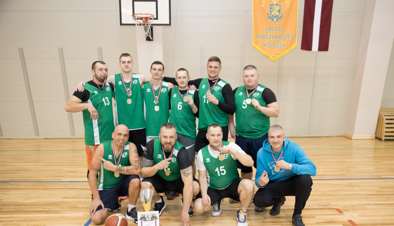 Robežsardzē noskaidroti čempionāta uzvarētāji basketbolā