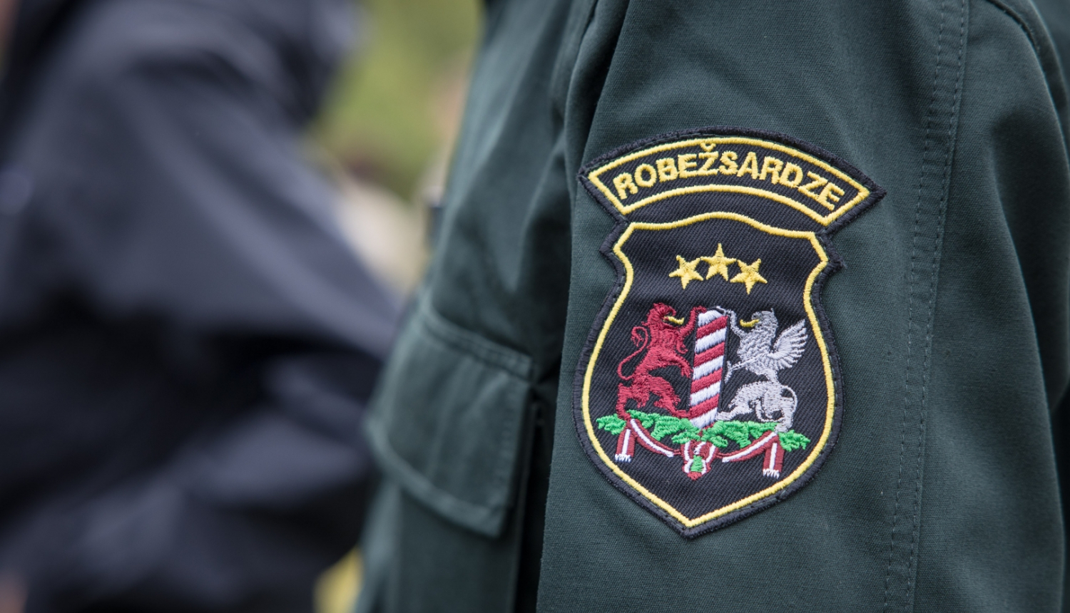 FOTO: Uzraksts robežsardze