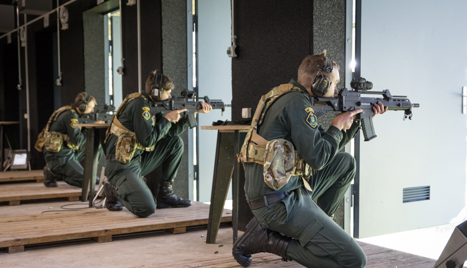 FOTO: Robežsargi šaušanas sacensībās