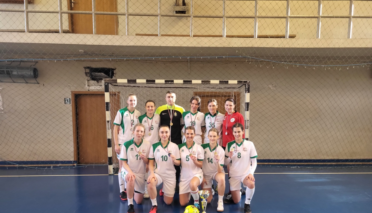 Valsts robežsardzes futbolistes ieguva 1.vietu Iekšlietu ministrijas sacensībās