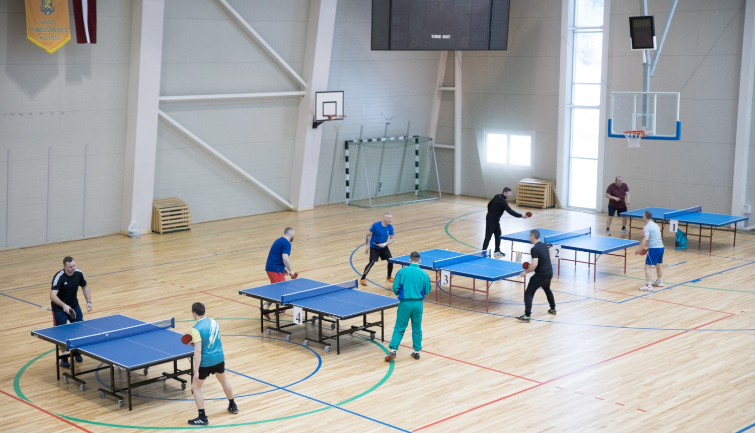 FOTO: Sacensības galda tenisā