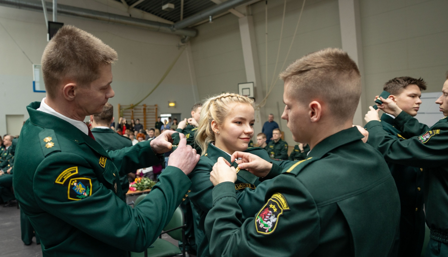 FOTO: Valsts robežsardzes koledžā aizvadīts  programmas „Robežapsardze” 45. izlaidums