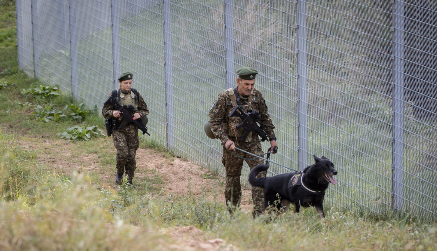 FOTO: Robežsargi