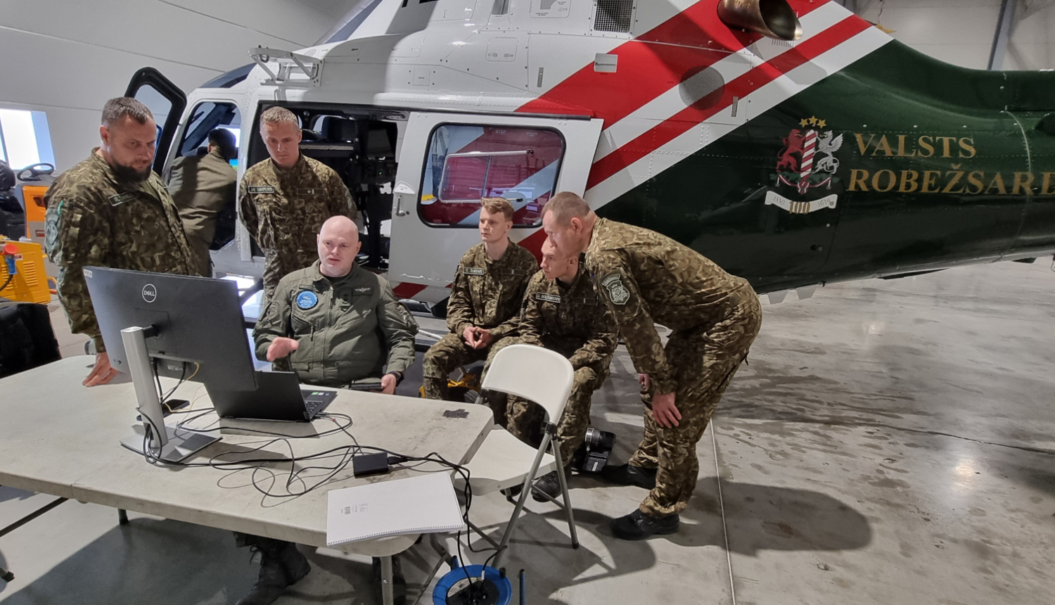 FOTO: Robežsargi piedalās apmācībās