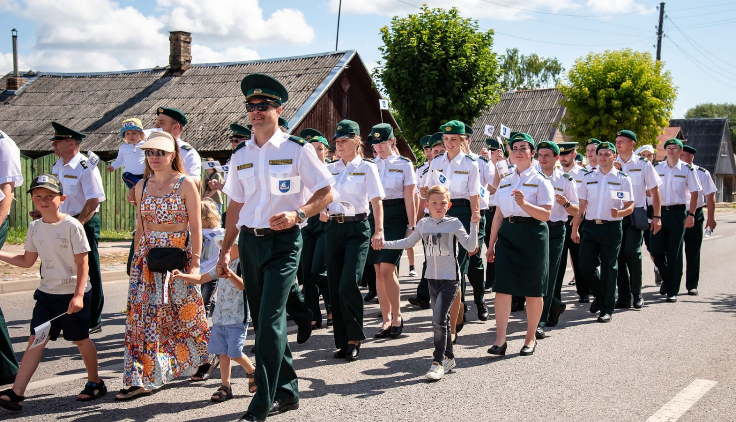 Valsts robežsardzes Daugavpils pārvalde ar godu un lepnumu piedalās Krāslavas simtgades svinību pasākumos
