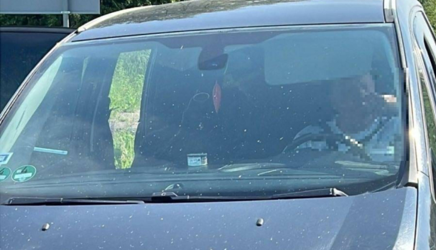 FOTO: Konstatētā automašīna