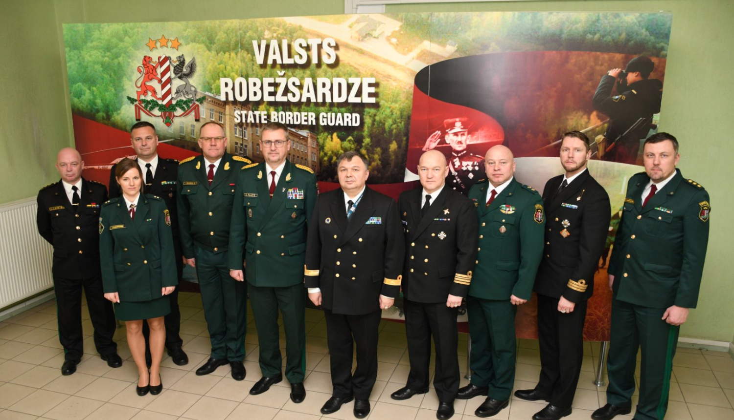 FOTO: Parakstīts operacionālais līgums starp Valsts robežsardzi,  Nacionālo bruņoto spēku Jūras spēkiem un Igaunijas Policijas un robežsardzes pārvaldi