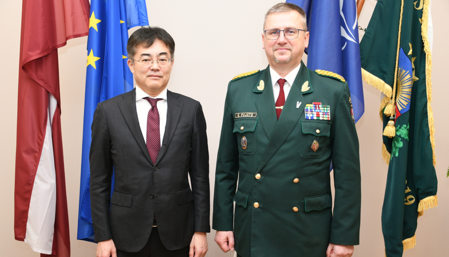 FOTO: VRS priekšnieks un Japānas vēstnieks