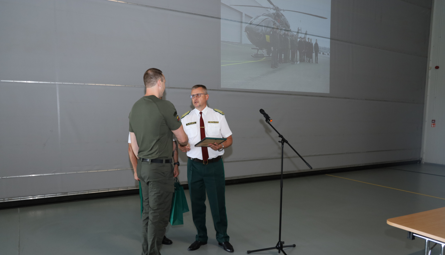 FOTO: VRS priekšnieks Lietuvā