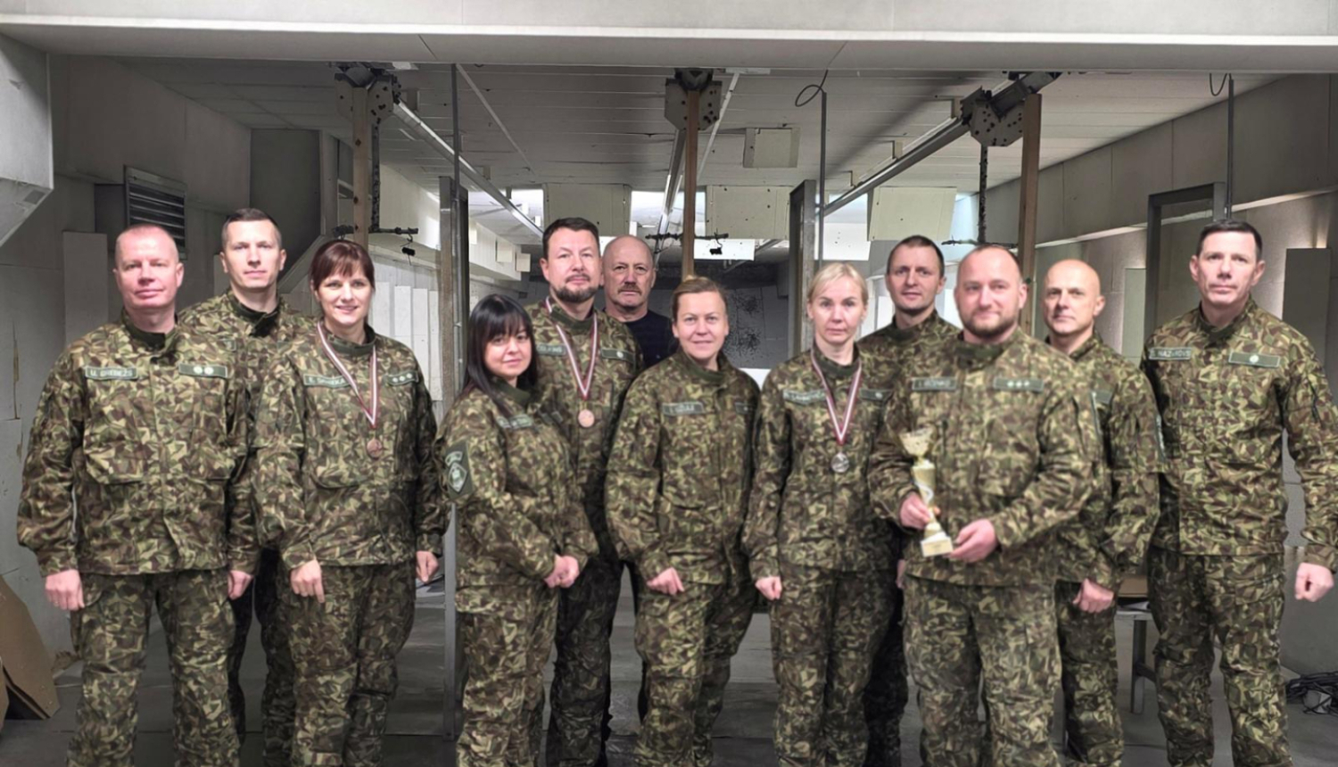 FOTO: Šaušanas sacensību dalībnieki