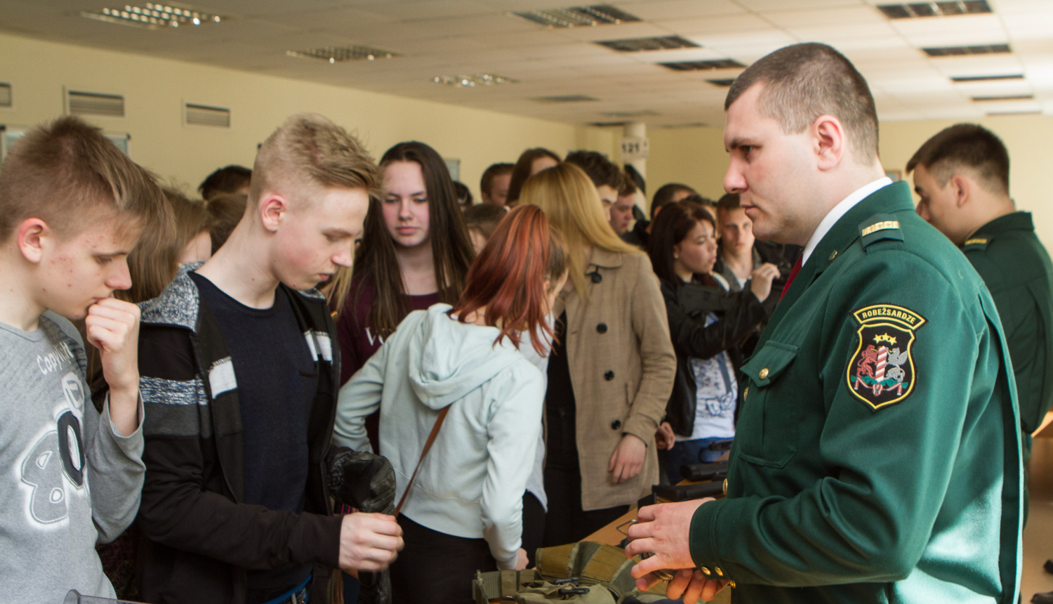 foto : Valsts robežsardzes koledžas atvērto durvju dienas pasākums