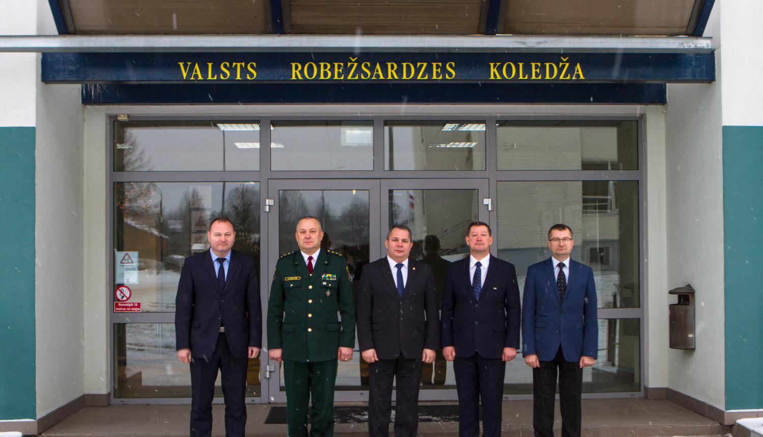 Foto: Baltkrievijas delegācijas vizīte Valsts robežsardzes koledžā