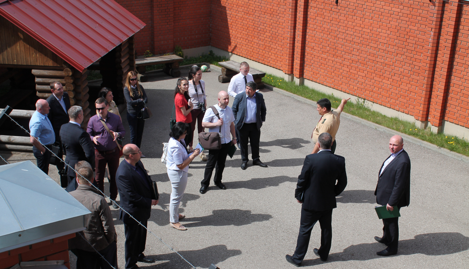 Foto: Baltkrievijas pārstāvju vizīte Valsts robežsardzes Daugavpils pārvaldē