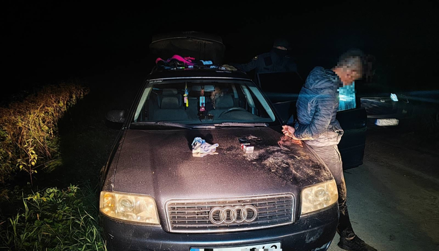 FOTO: Aizturētais likumpārkāpējs