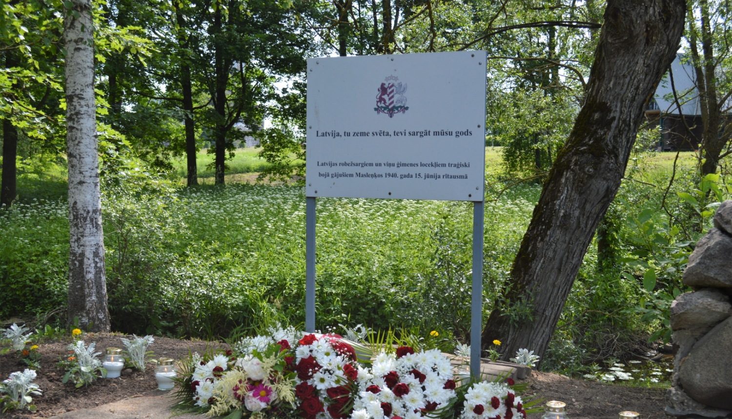 Norisinājās Masļenku traģēdijas piemiņas pasākums