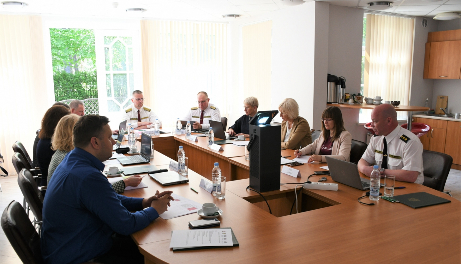 Tikās par valsts robežas drošību atbildīgo iestāžu vadība