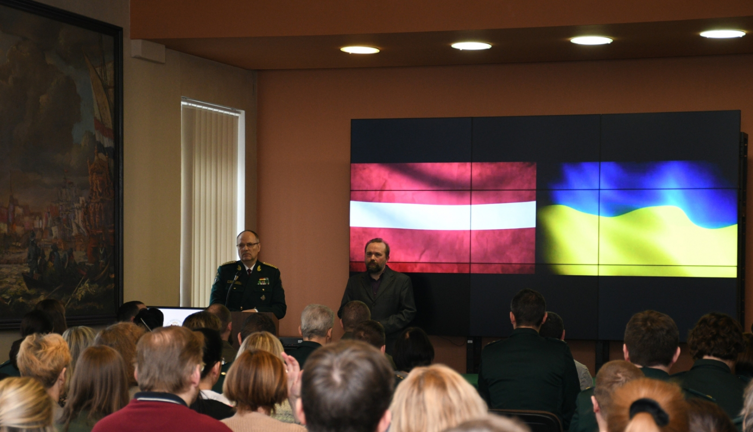 FOTO: Juris Martukāns VRS štāba sanāksmē