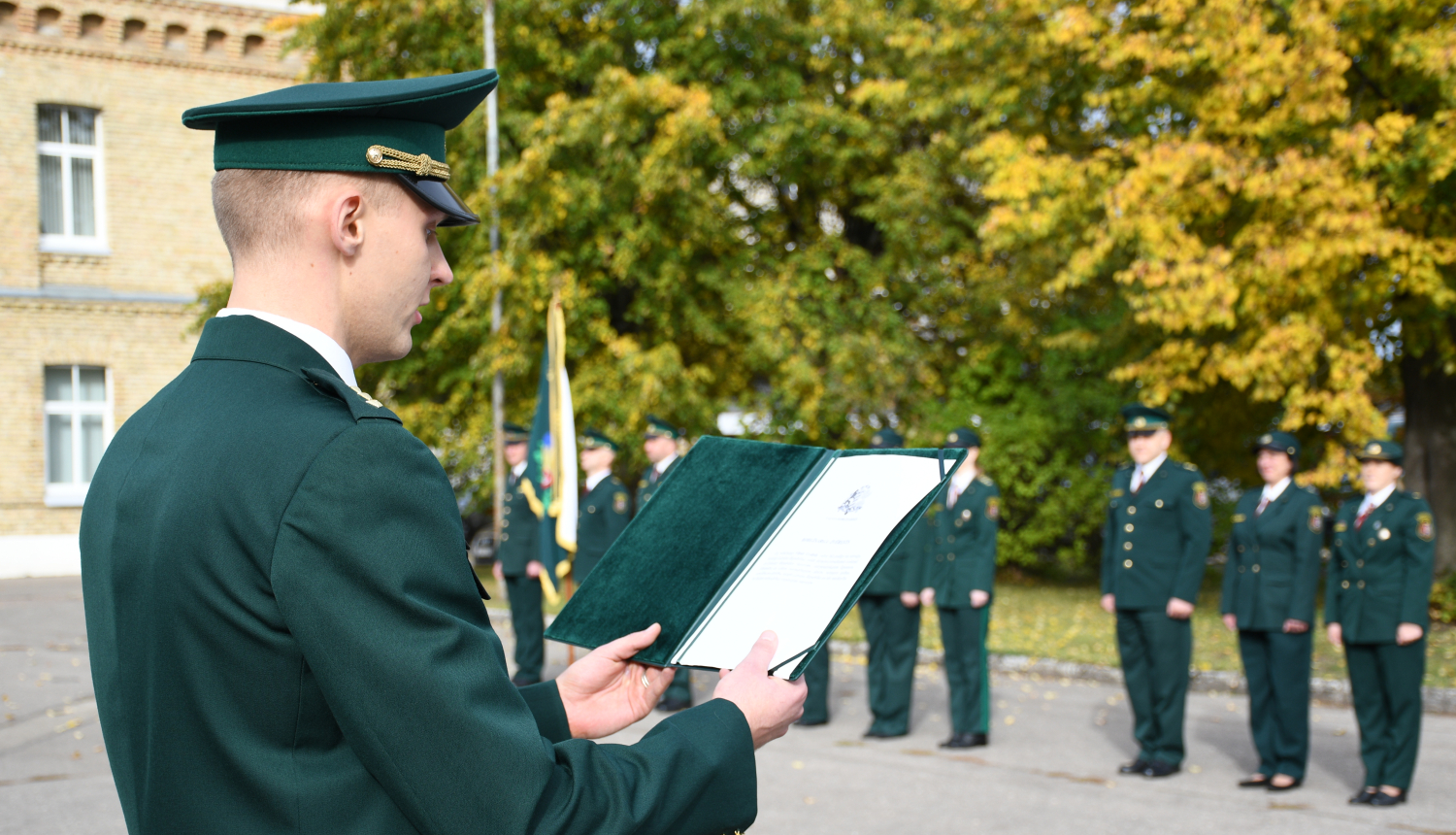 Foto : zvēresta došana