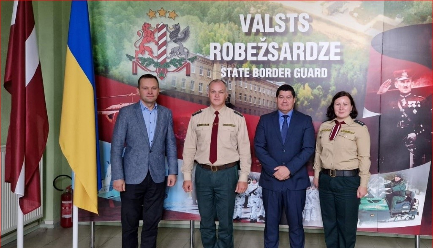 FOTO: VRS apmeklē Frontex aģentūras Operacionālās pārvaldības departamenta Kontingenta pārvaldības nodaļas koordinācijas virsnieks