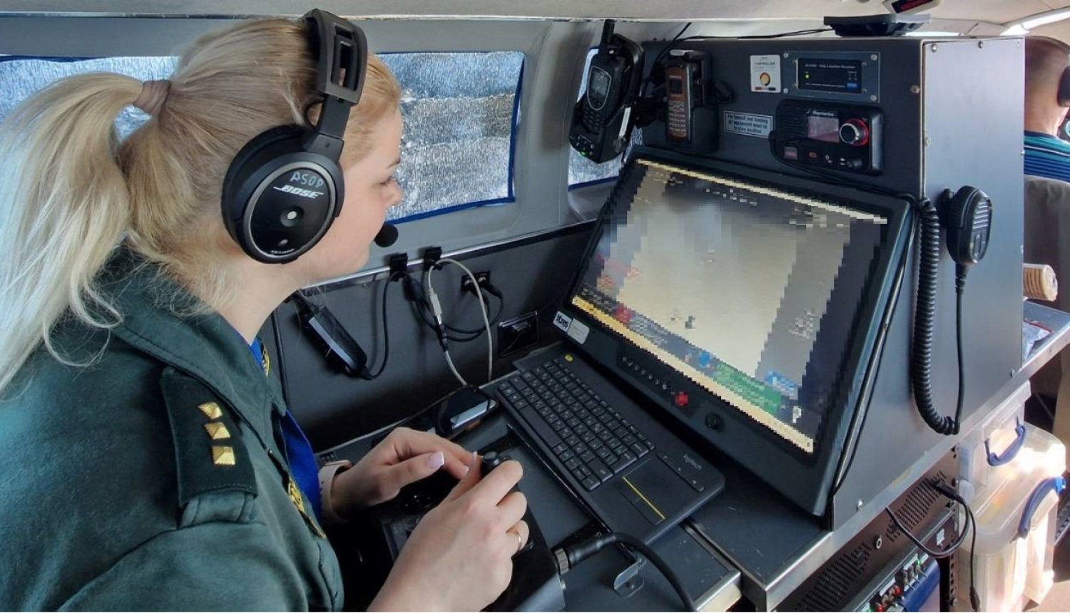 FOTO: Frontex eksperts veic pienākumus