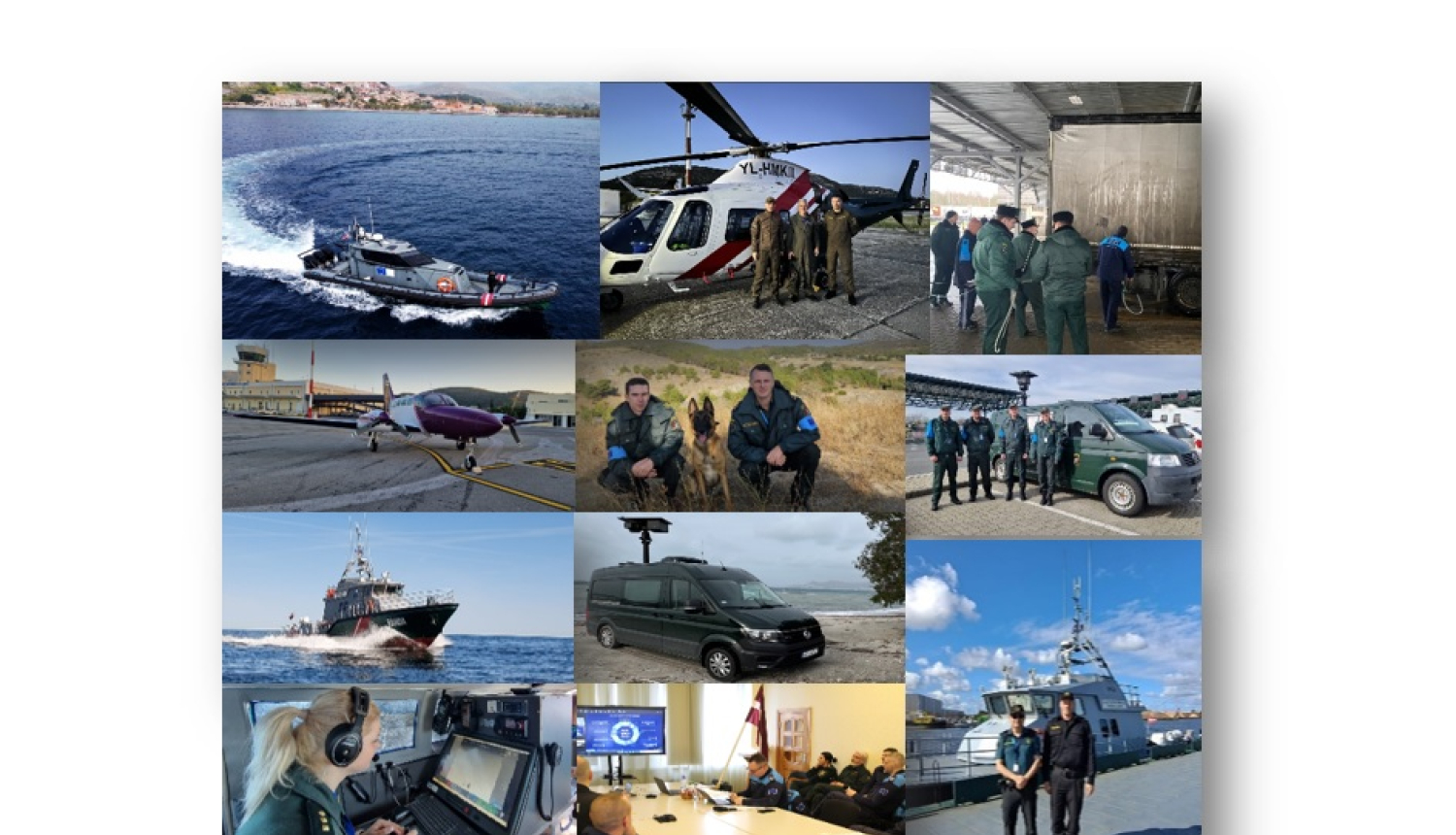 FOTO: Dalība Frontex