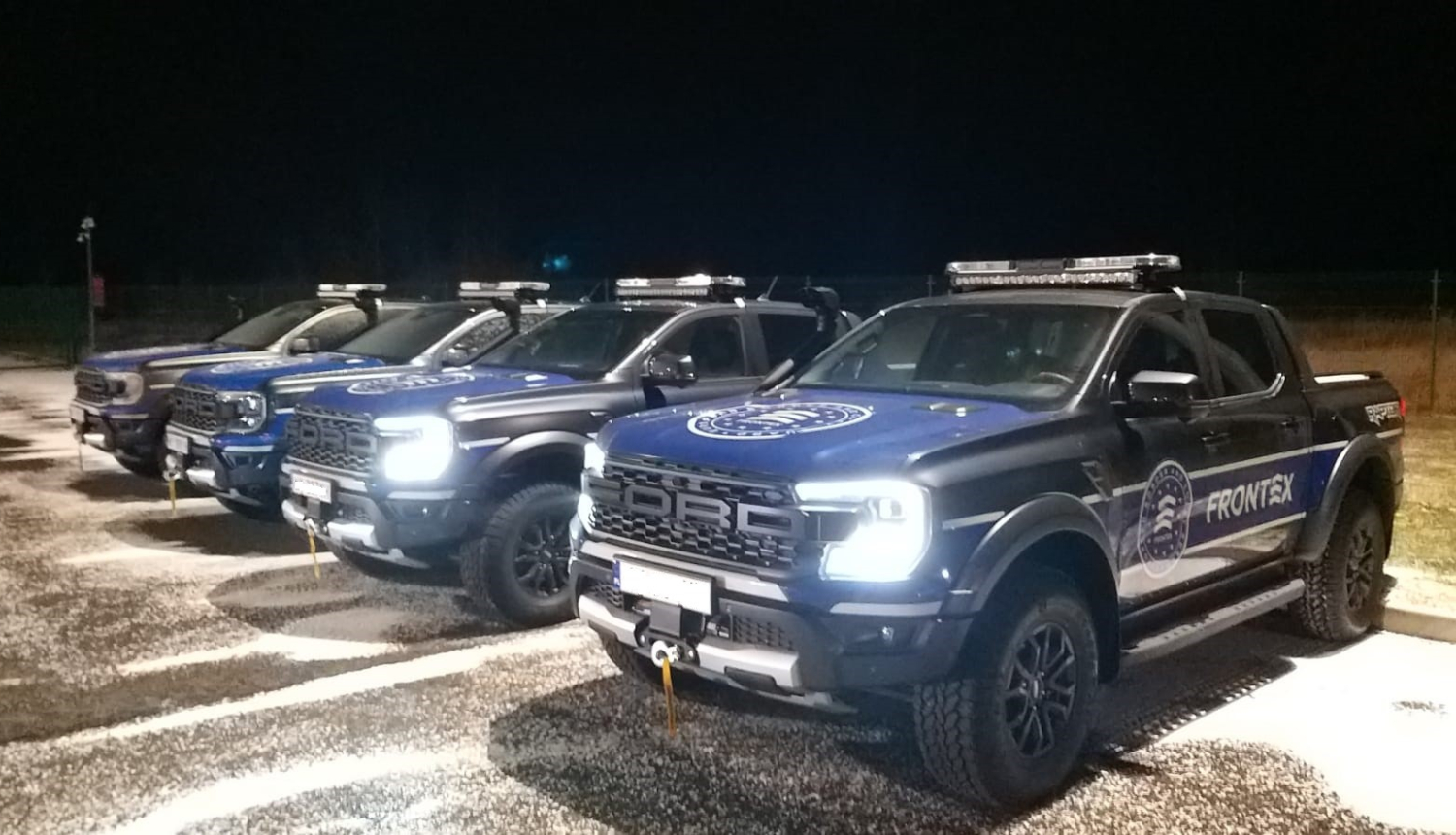 FOTO: Frontex mašīnas