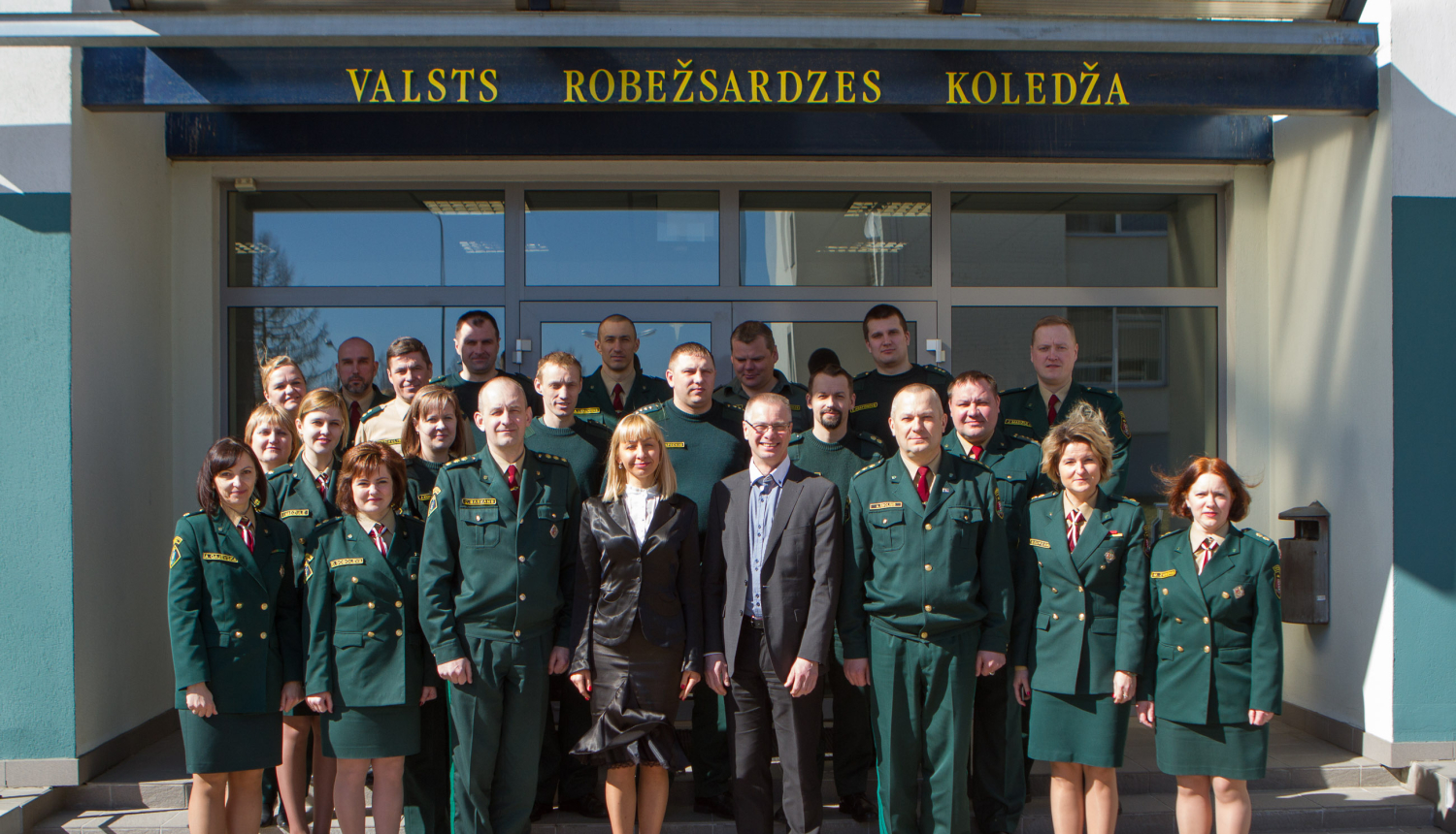 Foto: Frontex pārstāvju vizīte Valsts robežsardzes koledžā