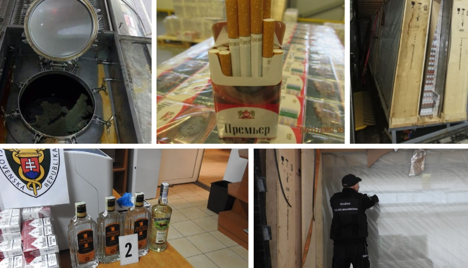 FOTO: Kolāža ar cigaretēm un alkoholu