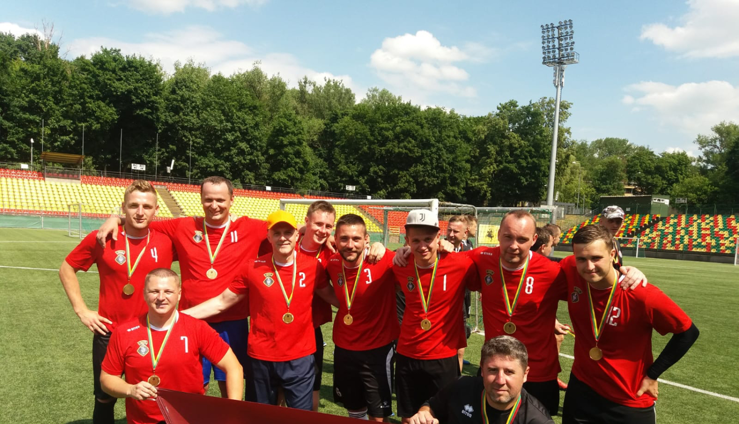 FOTO: VRS Daugavpils pārvaldes komanda futbolā 