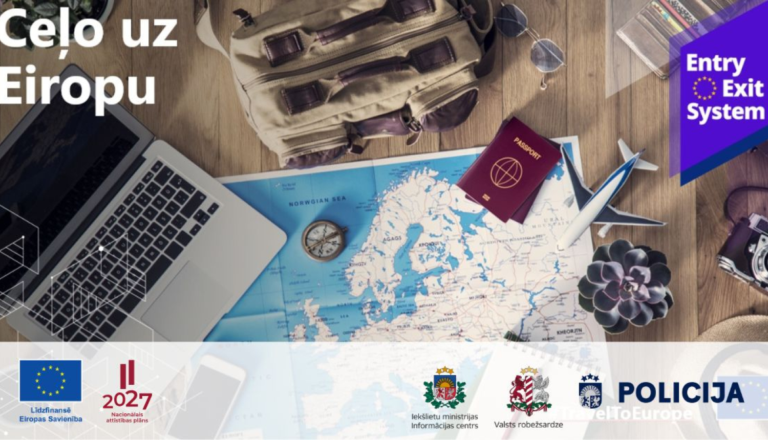 FOTO: Karte un ceļošanas dokumenti