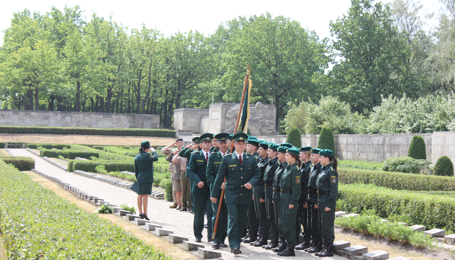 Foto: Ģenerālim L.Bolšeinam veltīts atceres pasākums