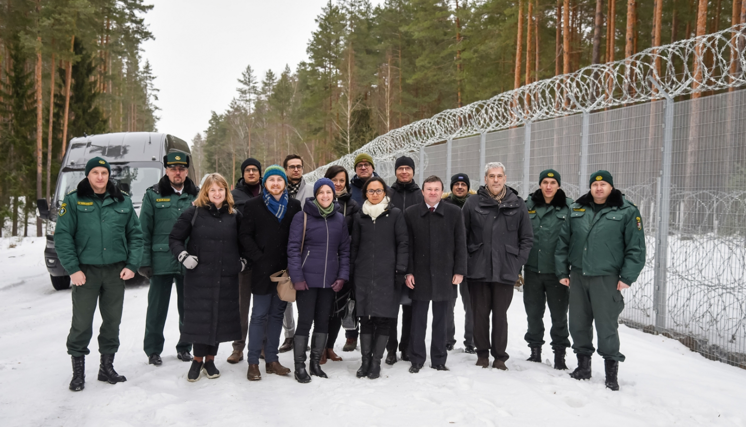 Eiropas valstu vēstnieku un vēstniecības pārstāvju vizīte Valsts robežsardzē