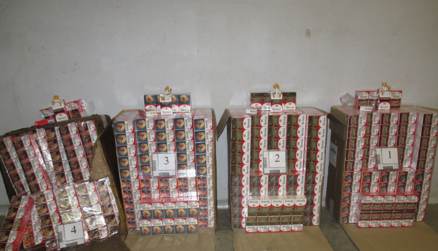 foto : kontrabandas cigaretes