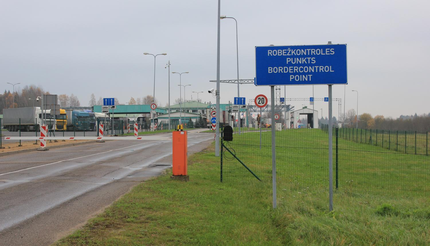 FOTO: Robežkontroles punkts