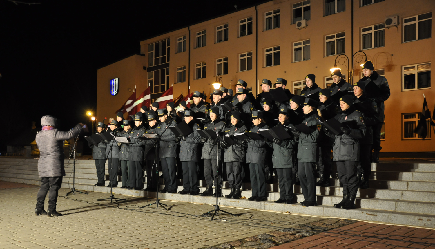 Foto: Valsts robežsardzes koris piedalās 11. novembra 