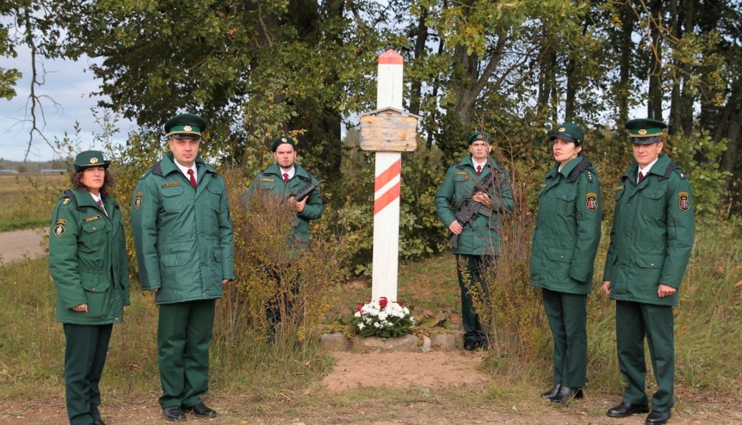 Norisinājās Robežsardzes sagrāves un represēto robežsargu piemiņai veltītie atceres pasākumi