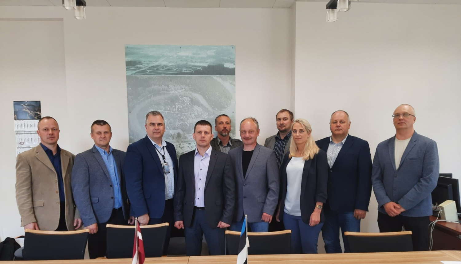 Tiekas Latvijas un Igaunijas pilnvaroto robežas pārstāvju vietnieki un palīgi