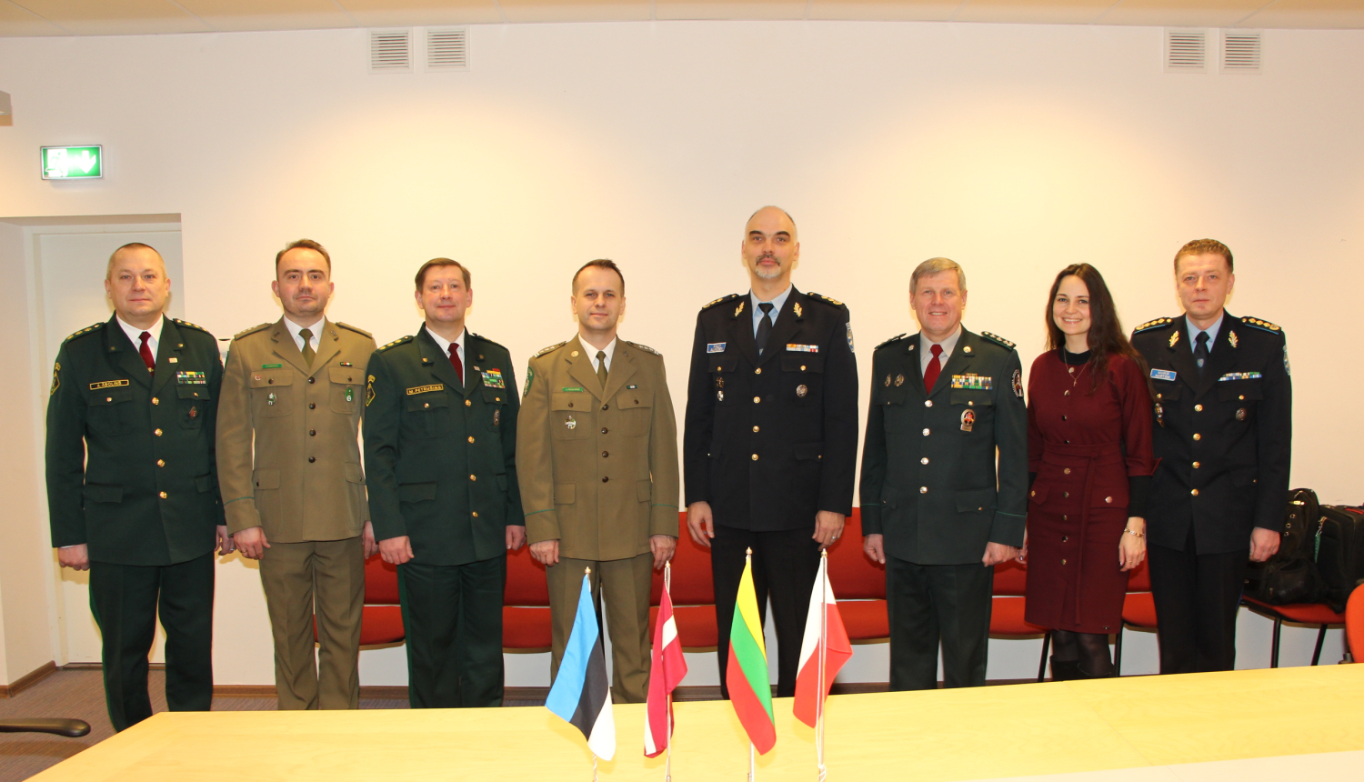 FOTO: Baltijas valstu un Polijas Robežsardzes mācību iestāžu vadītāju tikšanās 