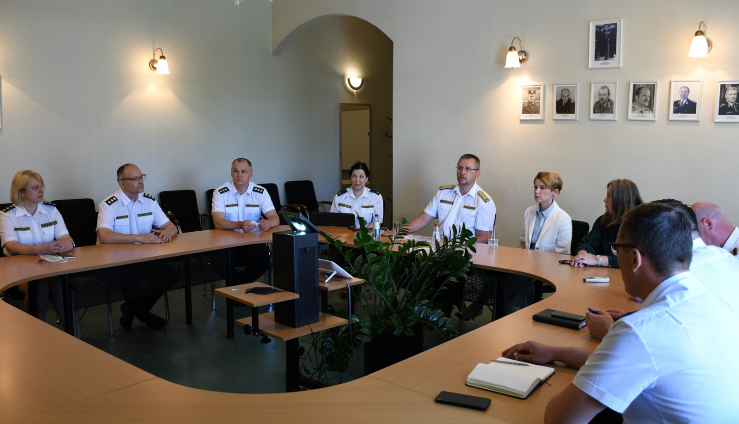 FOTO: Iekšlietu ministe Valsts robežsardzē