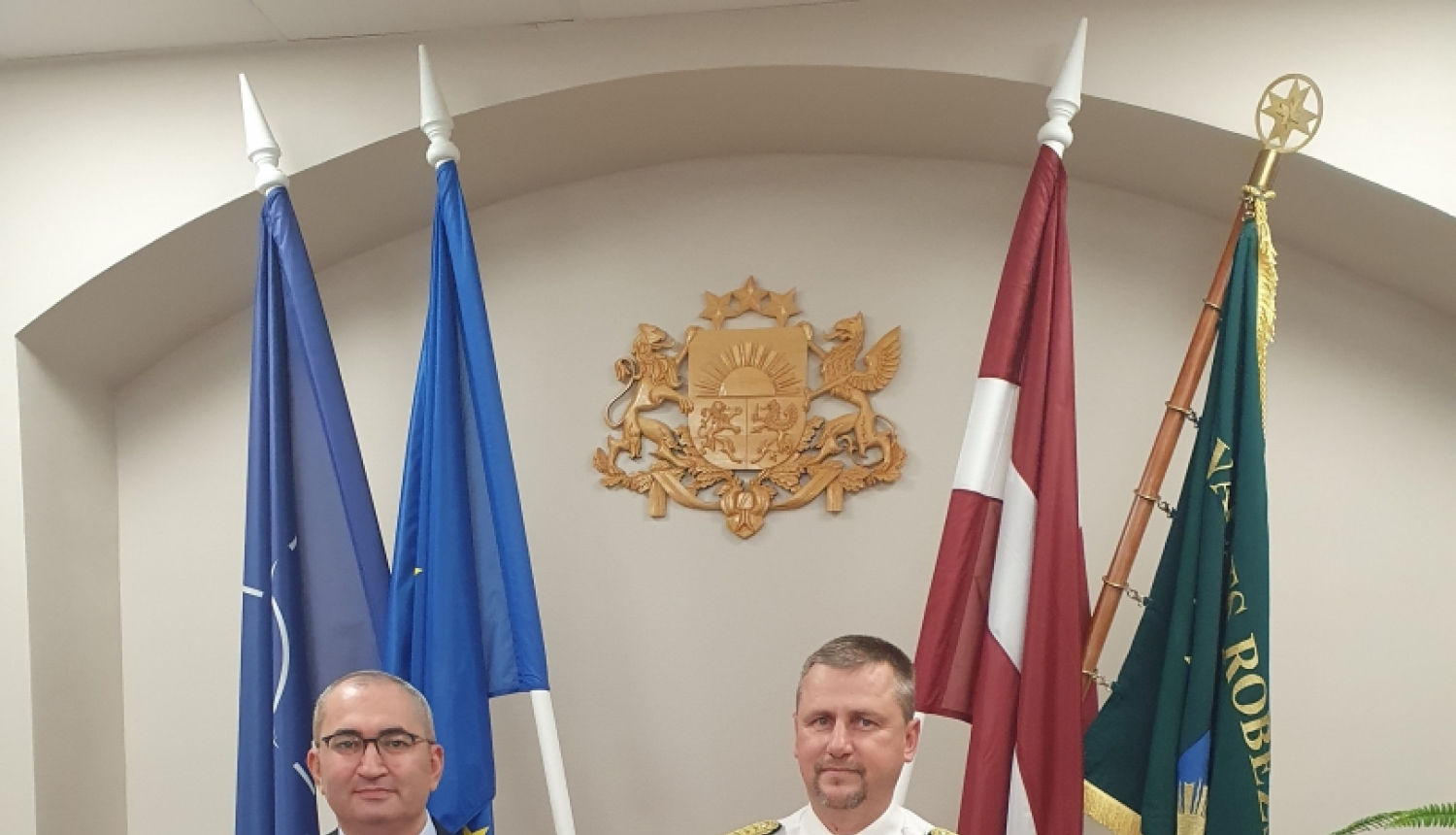 Valsts robežsardzes priekšnieks tikās ar Azerbaidžānas Republikas vēstnieku Latvijas Republikā
