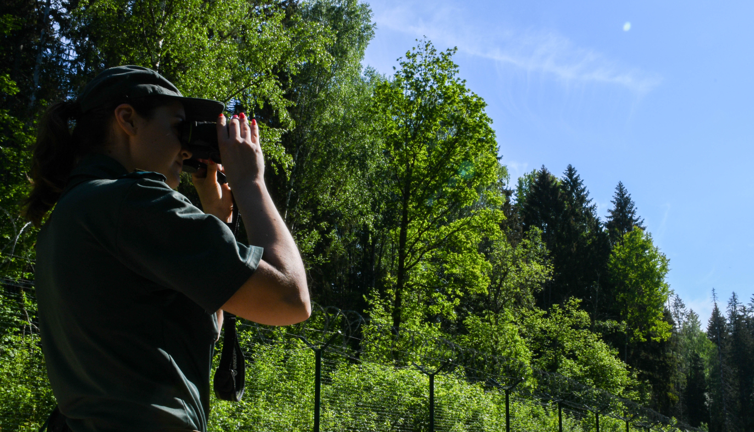 FOTO: Robežsargs uz robežas